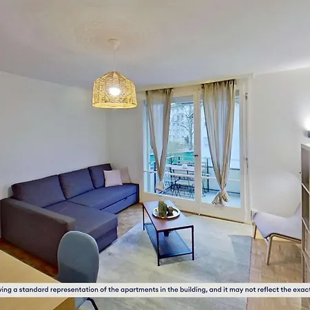 Apartamento Cozy 3br With Balcony And Kitchen *